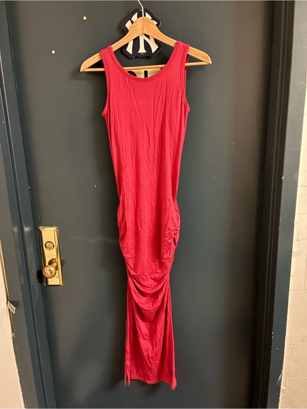 NWT SKiVYS Femme Maxi Side Hustle Dress - Crimson - Size Small - Picture 5 of 7